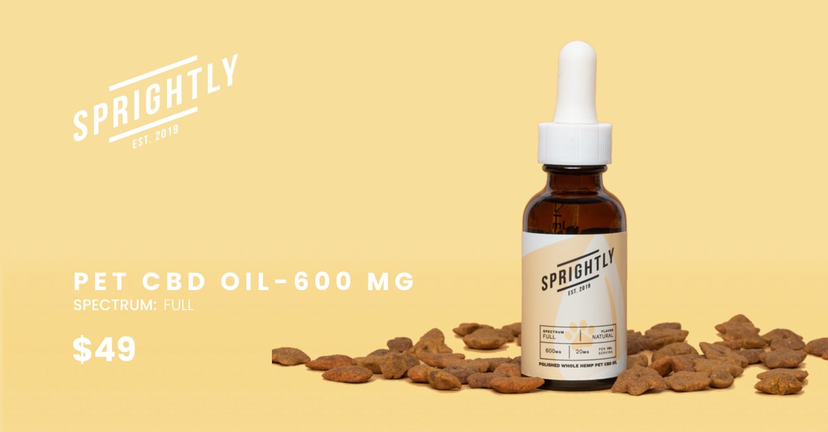 Pet CBD Oil600MG My Sprightly